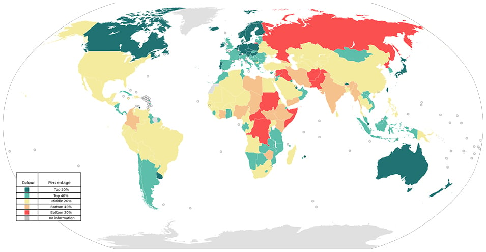 فهرست کشورهای صلح‌آمیز جهان؛ ایران در جایگاه ۱۳۳