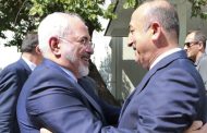 سفر غیرمنتظره ظریف به آنکارا؛ وزیر خارجه ایران با نخست وزیر ترکیه دیدار کرد