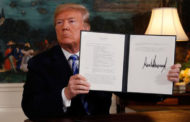 ترامپ فرمان اجرایی خروج آمریکا از برجام را امضا کرد