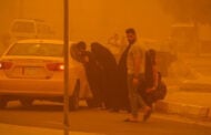 طوفان شن؛ آسمان عراق و خوزستان ایران نارنجی شد