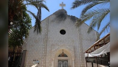 بمباران کلیسای کاتولیک