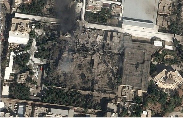 انفجار و غبار در پاستور