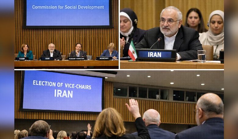 انتخاب شرمآور ایران در سازمان ملل